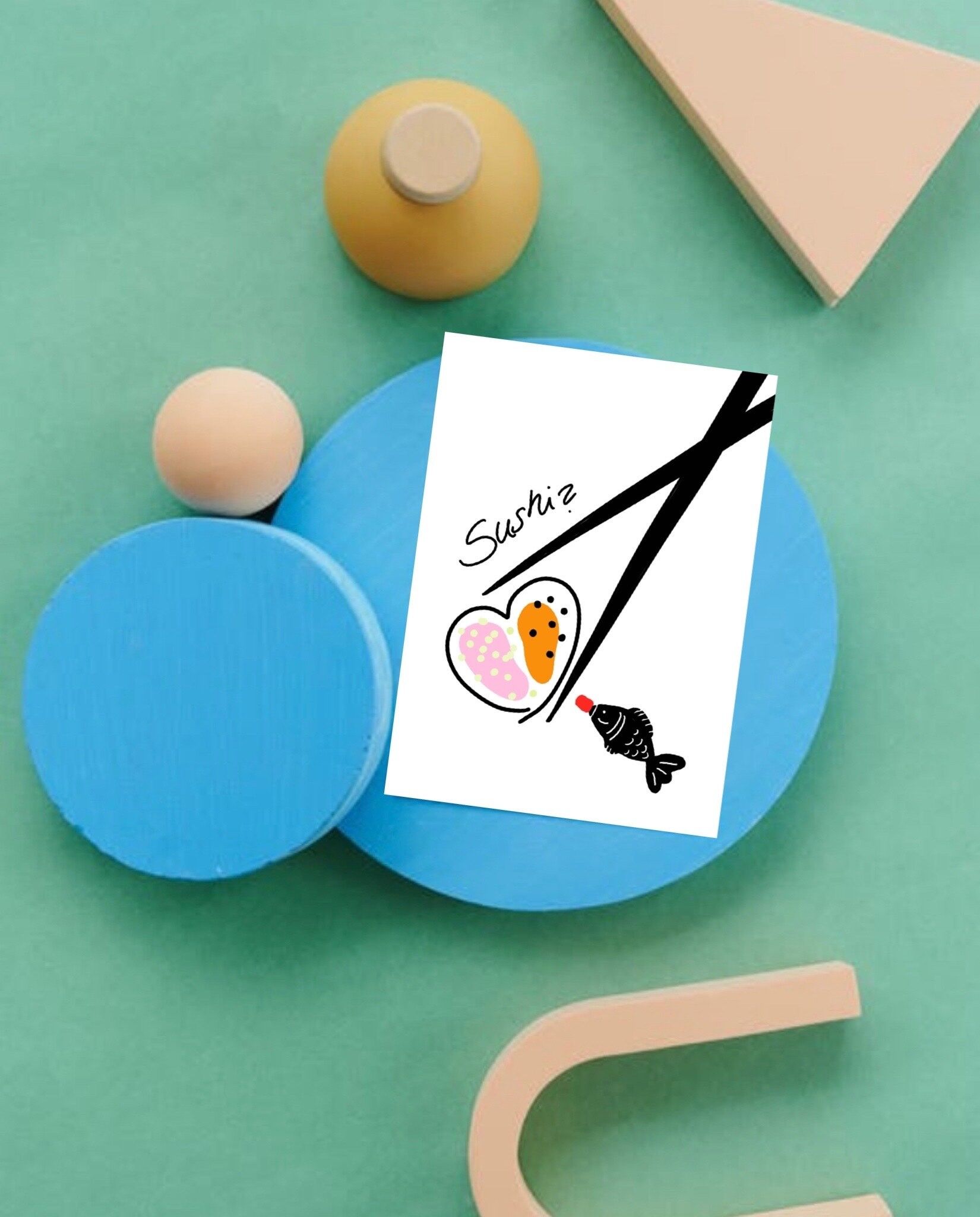 Cartolina *Sushi*