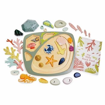 My Little Rock Pool Tender Leaf Toy Ensemble de jeu ouvert 4