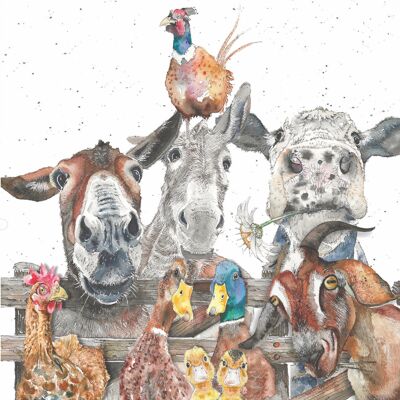 FARMYARD GREETING CARD