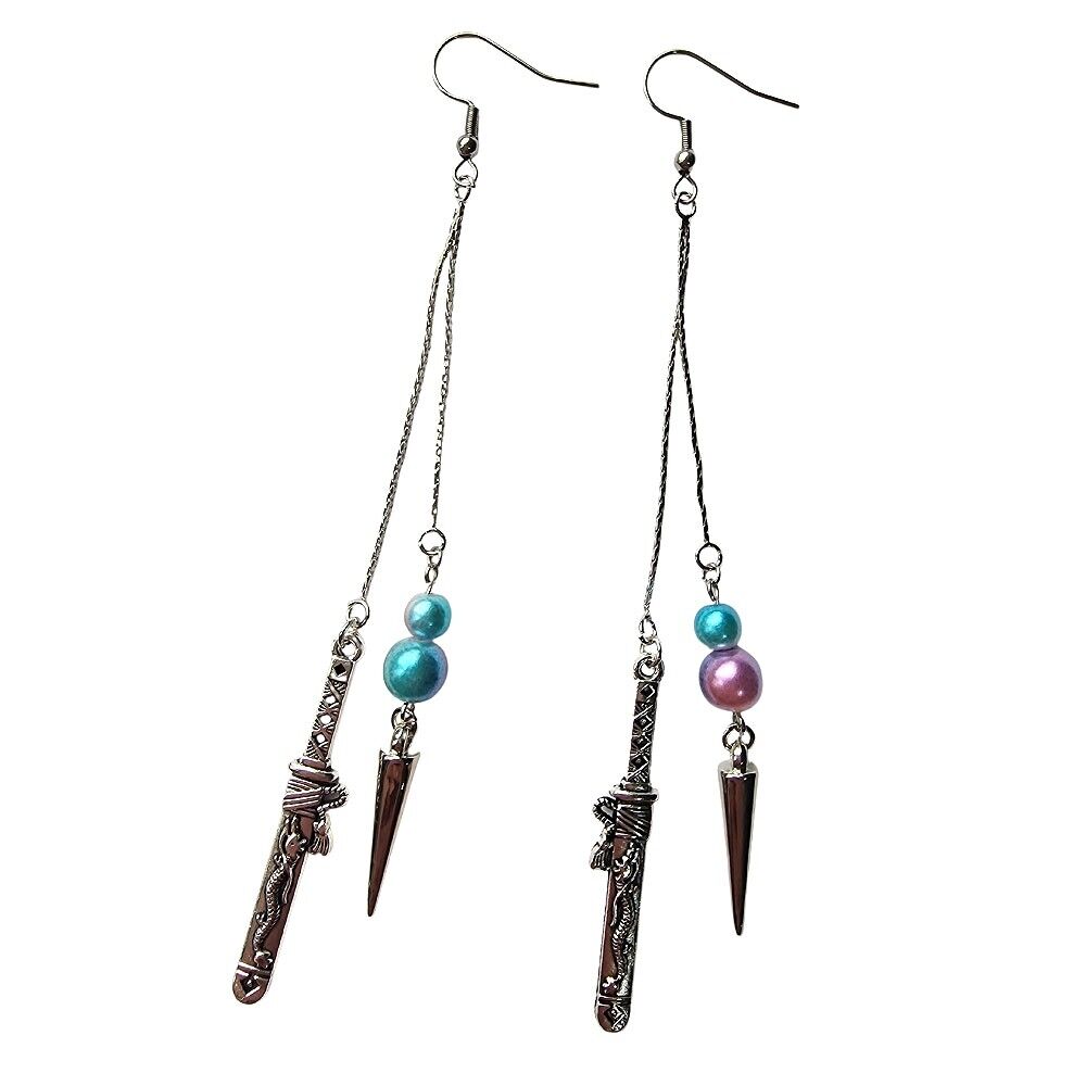 Samurai-Charme-Ohrringe