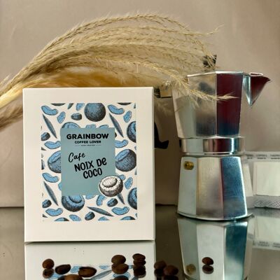 Café aromatisé Noix de Coco - Box 10 monofiltres