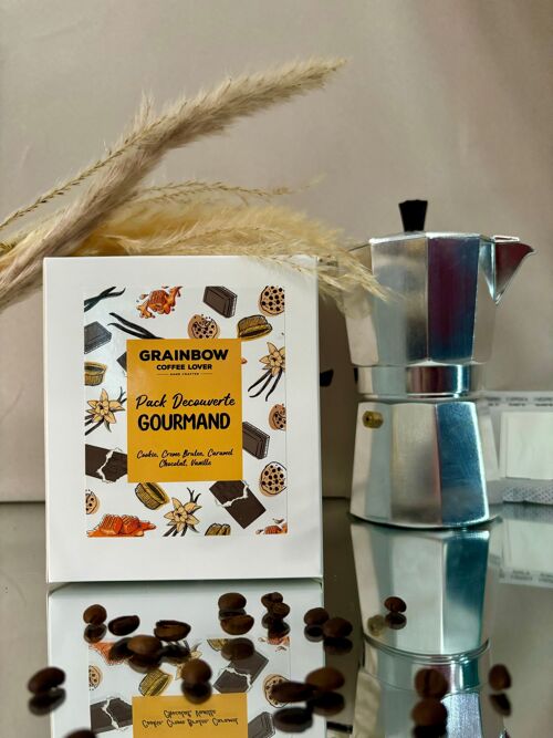 Café aromatisé Gourmand – Box découverte de 10 monofiltres