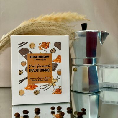 Café aromatizado tradicional – Caja Discovery de 10 filtros individuales