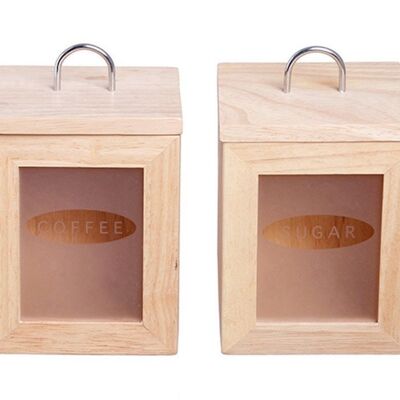 Canisters for coffee and sugar