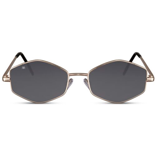Frankie Gold Unisex Sunglasses