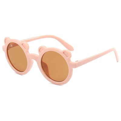 Kids Bear Pink Sunkglasses