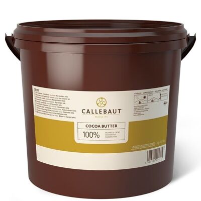 CALLEBAUT - COCOA BUTTER - 100% COCOA BUTTER - 4 KG BUCKET