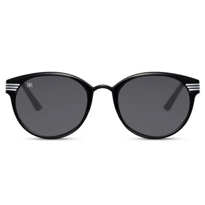 Vayne Black Unisex Sunglasses