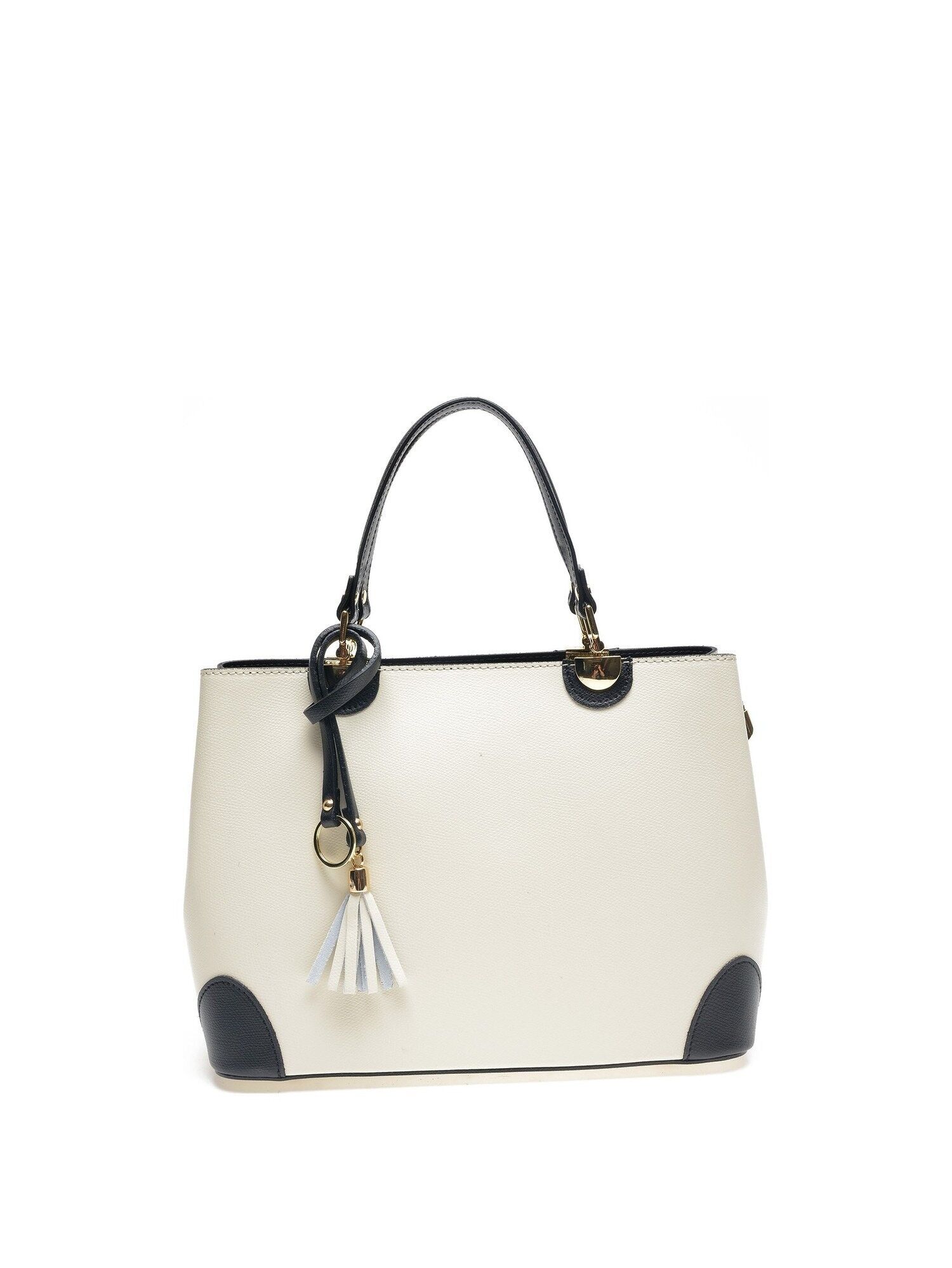 PE23 IR 462_NERO BEIGE_Top Handle Bag
