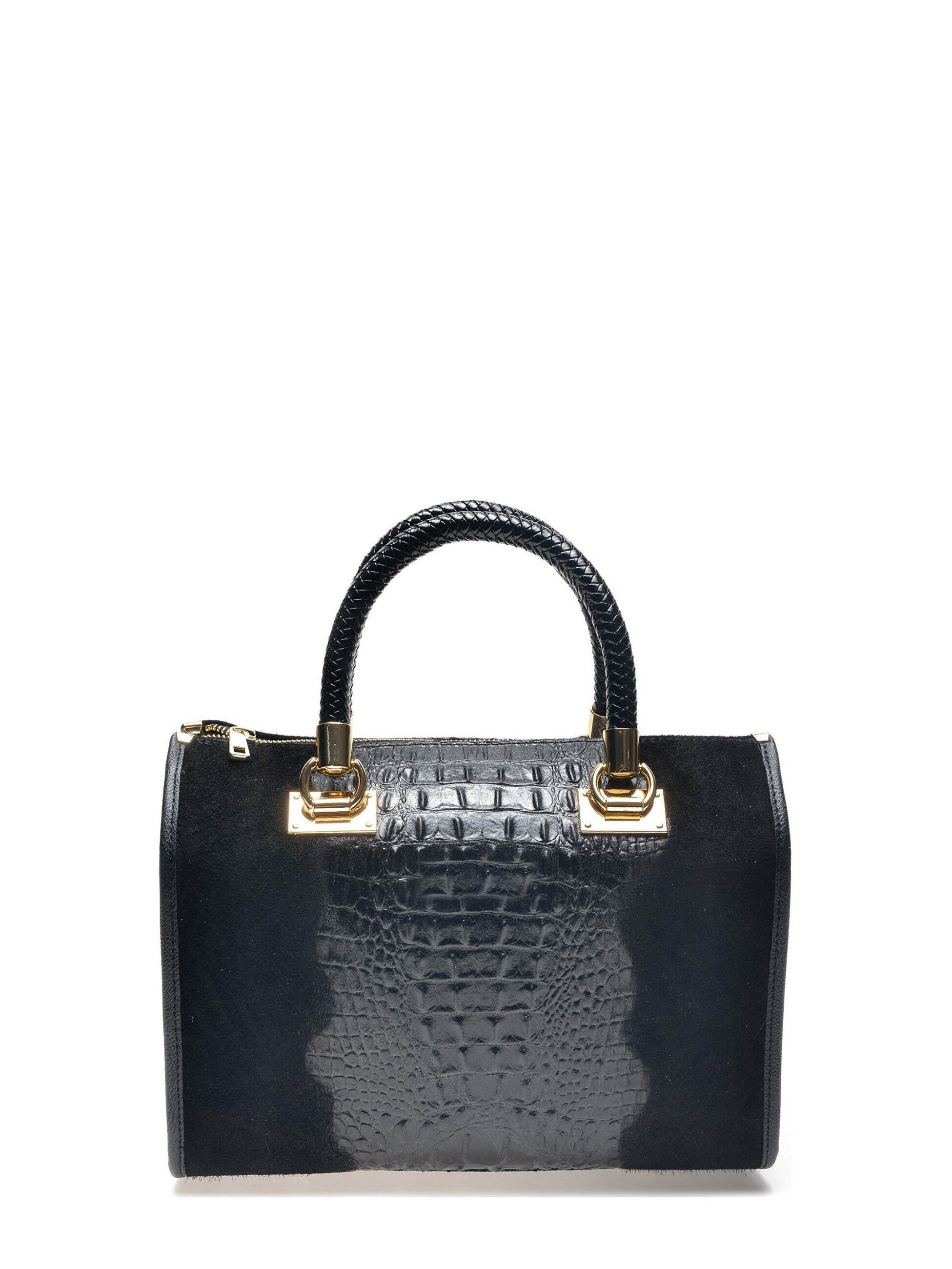 SS23 IR 822_NERO_Top Handle Bag