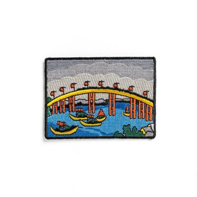 Tenma-Brücke in der Provinz Settsu - Patch