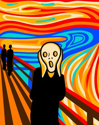 The Scream - Paint by Numbers Kit 4