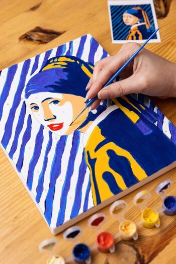 Girl with a Pearl Earring - Paint by Numbers Kit 3