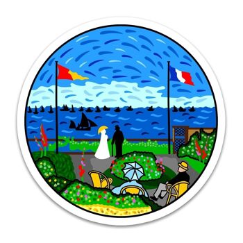 Garden at Sainte-Adresse - Sticker 1