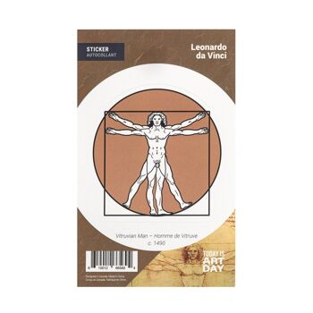 Vitruvian Man - Sticker 2