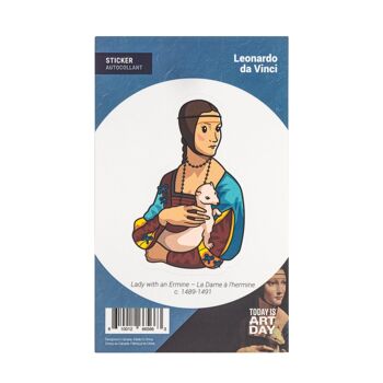Lady with an Ermine - Sticker 2