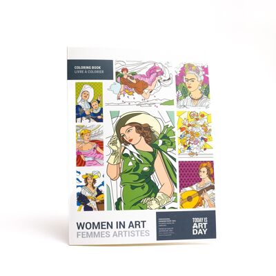 Mujeres en el arte - Libro para colorear
