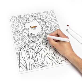 Vincent van Gogh - Coloring Book 4