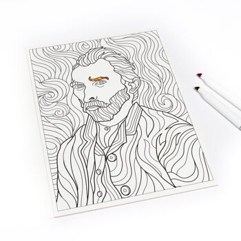 Vincent van Gogh - Coloring Book 10