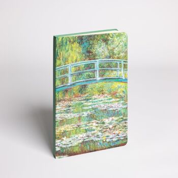 Notebook - Claude Monet - Japanese Bridge and Water Lilies 2