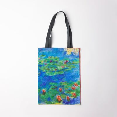 Einkaufstasche - Seerosen - Claude Monet
