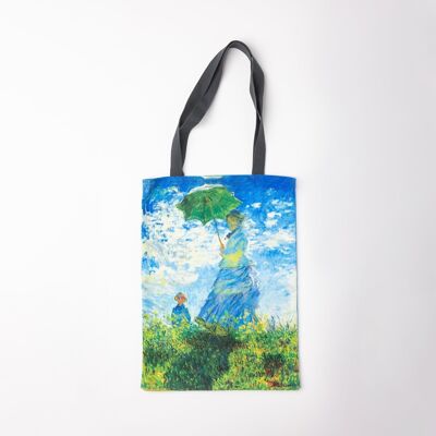 Tote Bag - Woman with a Parasol - Claude Monet