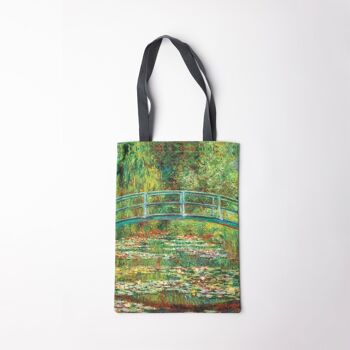 Tote Bag - Japanese Bridge - Claude Monet 3