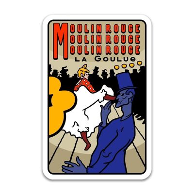 Moulin Rouge: La Goulue - Aufkleber