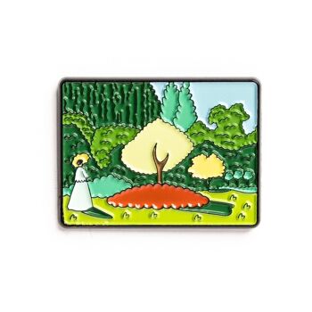 Woman in the Garden - Pin 1