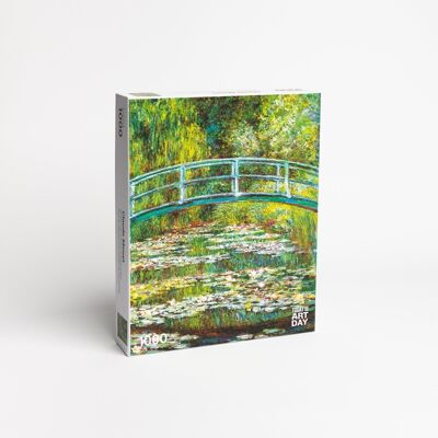 Puente sobre un estanque de nenúfares - Monet - Puzzle