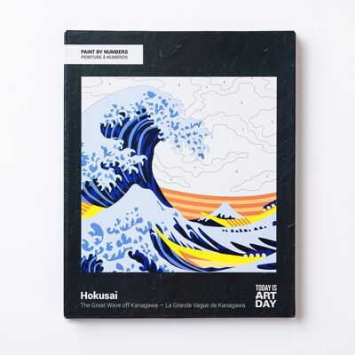La grande onda di Kanagawa - Kit per dipingere con i numeri