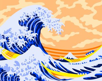 The Great Wave off Kanagawa - Paint by Numbers Kit 4