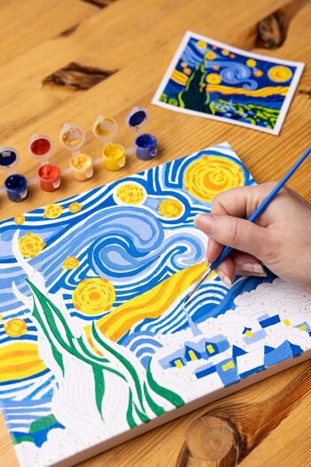 Starry Night - Paint by Numbers Kit 3