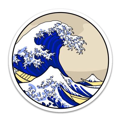 La gran ola - Pegatina