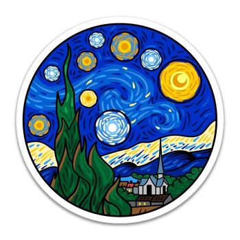 Starry Night - Sticker 1