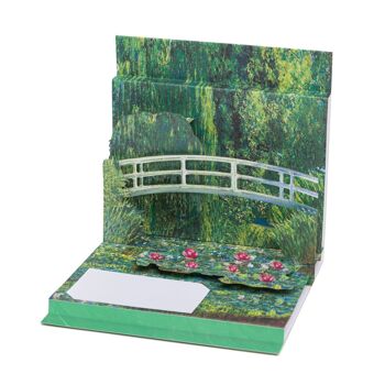 Water Lilies and Japanese Bridge - Card 1
