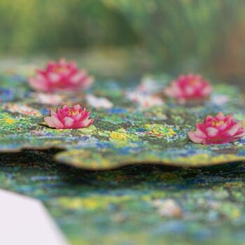 Water Lilies and Japanese Bridge - Card 4