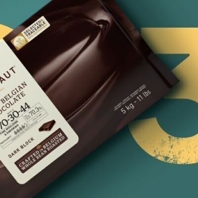 CALLEBAUT - CHOCOLAT NOIR -FINEST BELGIAN CHOCOLATE N° 70-30-44 - 70.3 % CACAO - 5KG - BLOC