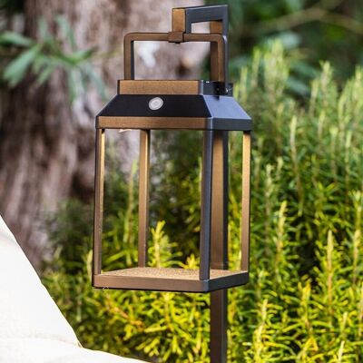 ALTEA mains-powered, solar-powered, hybrid LED lantern