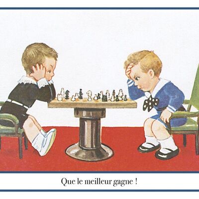 Juegos de ajedrez de postal