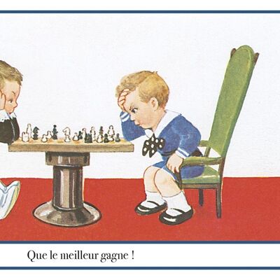 Postcard chess games