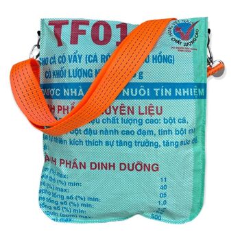Beadbags Fourre-tout/sac à provisions universel fabriqué à partir de sacs de riz recyclés avec sangle océanique TJ77 menthe 3