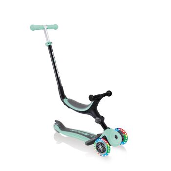 Patinete evolutivo plegable y ecológico Go-Up Foldable Plus – Pistacho