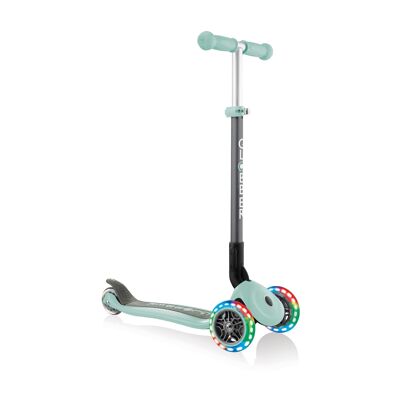 Children's 3-wheel scooter | PRIMO FOLDABLE LIGHTS mint green
