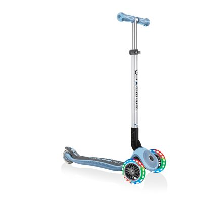 Trottinette 3 roues enfant | PRIMO FOLDABLE PREMIUM LIGHTS maya blue
