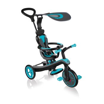 Tricycle évolutif | EXPLORER 4 EN 1 bleu turquoise 1