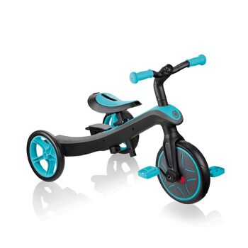 Tricycle évolutif | EXPLORER 4 EN 1 bleu turquoise 3