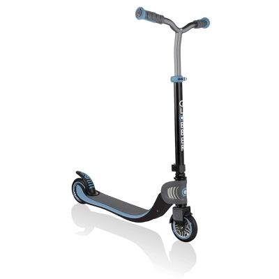 Children's 2-wheel scooter | FLOW 125 FOLDABLE gray and steel blue