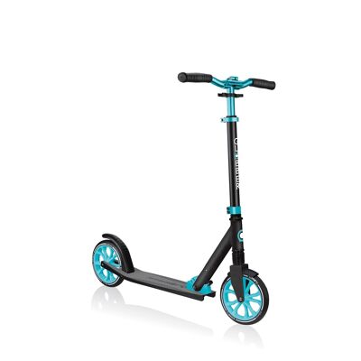 2-wheel teen scooter | NL 205 black and turquoise blue