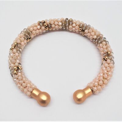 Bracciale dorato/beige